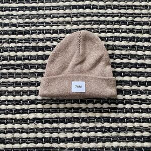 🌿7 AM Enfant Baby Oatmeal Stretch Pull On Beanie Hat 0/6M
